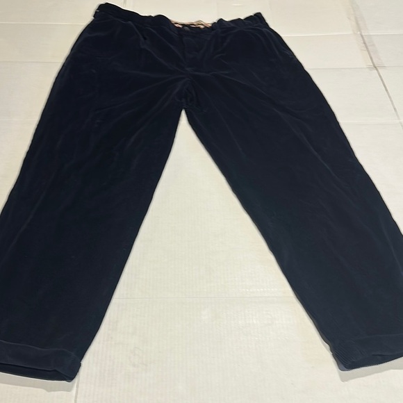 Brooks Brothers Elliot dark navy Pants pockets front back 100 % cotton corduroy - Picture 1 of 12
